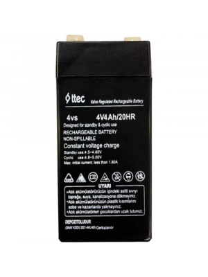 Ttec 4v 4 Ah Kuru Bakımsız Akü