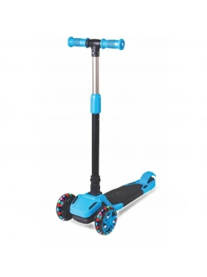 Tulpar Işıklı Katlanabilir Scooter Mavi