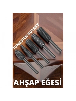Tungsten Ahşap Oyma Şekillendirme 5 li Eğe Seti