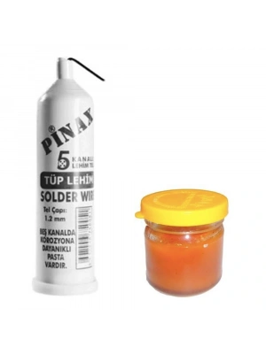 Tüp Lehim Teli Ve Lehim Pastası Set