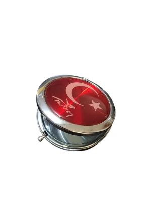 Türk Bayraklı El Aynası