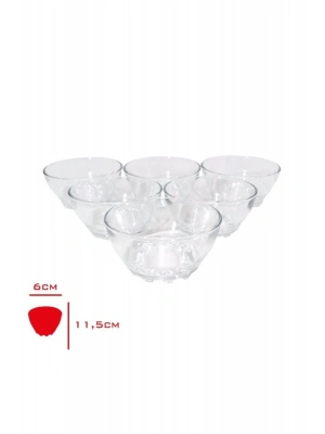 Turkey Bowl Cam Kase 6 Lı 6x11,5 CmRoyaleks-82641