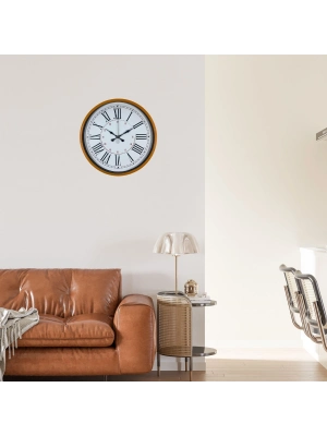 Turuncu 36 Cm Standart Duvar Saati