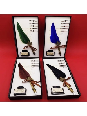 Tüylü Divit Kalem Seti