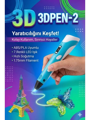 Üç Boyutlu Yazıcı 3d Kalem Pen Printer
