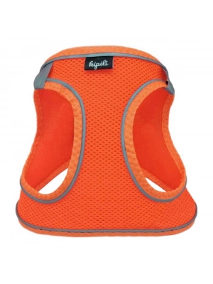 Üç Kilitli Sportif Kedi Köpek Göğüs Tasması 24-28 cm XX-Small Turuncu