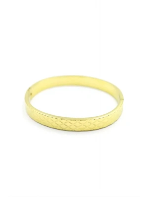 Üçgen Dilimli Bilezik - Altın