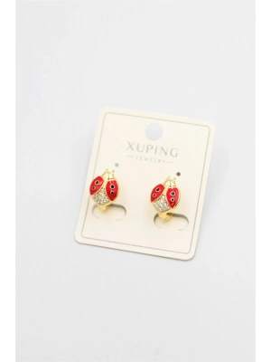 Uğur Böceği Küpe - Altın