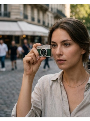 ® Ultra Kompakt Mini Fotoğraf Makinesi 4K HD Video Selfie Kamerası