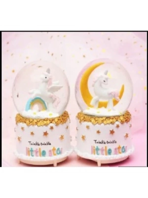 Unicorn Kar Küresi Orta Boy