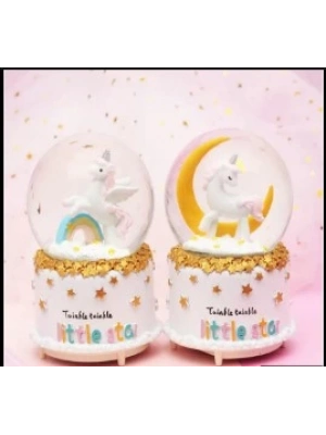 Unicorn Kar Küresi Orta Boy