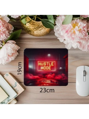 Urban Tarzı Gritty Mousepad – Hustle - 19x23 cm 2 mm Dikdörtgen İthal Baskılı Mouse Pad