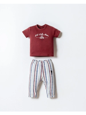 U.S. Polo 2li Takım USB2879 Bordo
