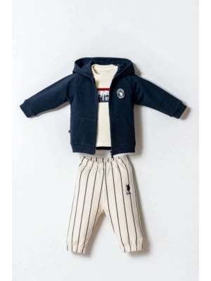 U.S. Polo 3lü Takım USB2872 Lacivert