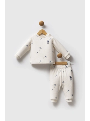 U.S. Polo Assn 2 li Takım USB2605 Ekru