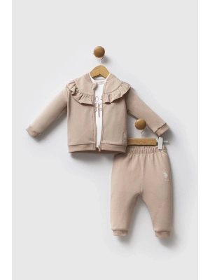 U.S. Polo Assn 3lü Takım USB2723 Biscuit