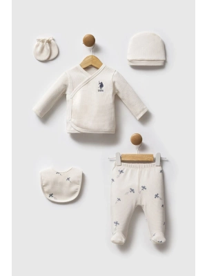 U.S. Polo Assn Hastane Çıkışı 5’li set USB2603 Ekru