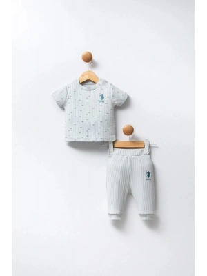 U.S Polo Bebek 2Li Takım USB2311 Su Yeşili