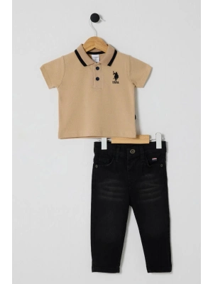 U.S Polo Bebek 2Li Takım USB2626 Bej