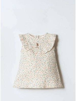 U.S. Polo Elbise USB2984 Ekru