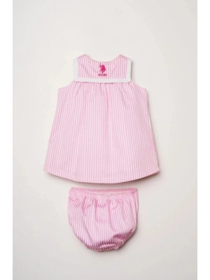 U.S. Polo Elbise USB3014 Pembe