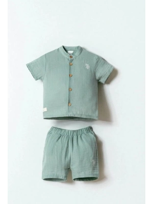 U.S. Polo Şortlu Takım USB2883 Mint