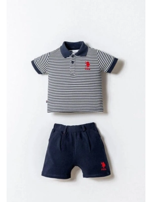 U.S. Polo Şortlu Takım USB2907 Lacivert