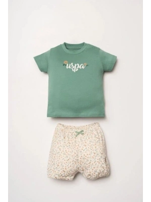U.S. Polo Şortlu Takım USB2982 Yeşil