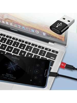®  USBden TYPE-C ye Dönüştürücü Adaptör Veri Aktarımı Sağlayıcı Şarj Data Çevirici