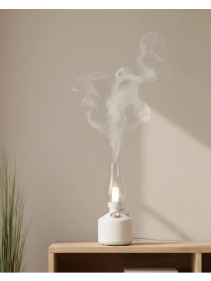 ® USB Şarjlı Gaz Lambası Modeli Nano Mist Aromaterapi Nemlendirici 280 ml