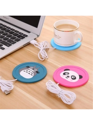 USB Silikon Bardak Altı Isıtıcı