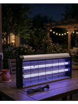 UV Işıklı Elektrikli Sinek Savar 10W Sessiz Haşere Öldürücü Lamba
