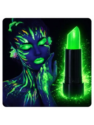 Uv Neon Yeşil Ruj – Karanlıkta Parlayan Makyaj Boyası