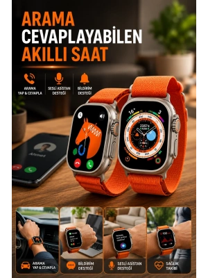 Uyku ve Nabız Takipli, Wireless Şarjlı Akıllı Saat Android ve iOS Uyumlu