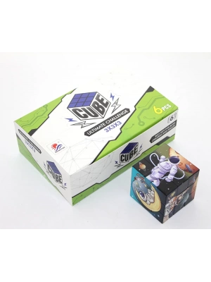 Uzay Temalı Küp Yapboz