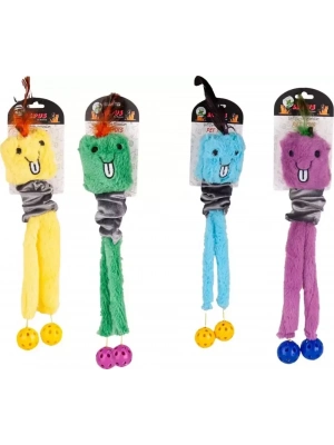 Uzayabilen Peluş Toplu Yaylı Kedi Köpek  Oyuncağı Çeşitli Renklerde 45 cm