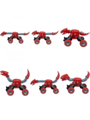 Uzayan Dinazor Arabalar 18 cm - Kırmızı