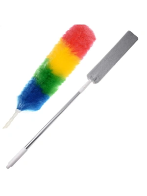 Uzun Esnek Toz Alma Aparatı - Anti Statik Toz Alma Aparatı 2li Set