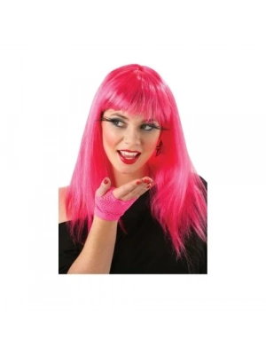 Uzun Pembe Renk Parti Peruğu