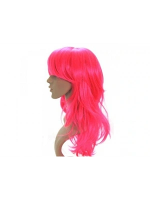 Uzun Peruk Saç - Pembe