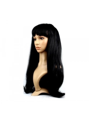 Uzun Siyah Peruk Saç