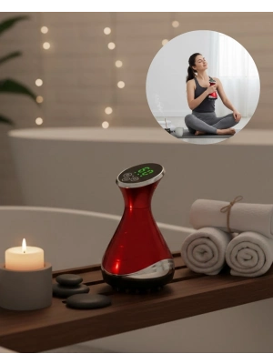 ® Vakumlu Isıtmalı Elektrikli Kupa Masaj Cihazı Derin Doku Rahatlatıcı