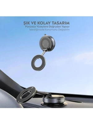 Vakumlu Manyetik Araç İçi Telefon Tutucu