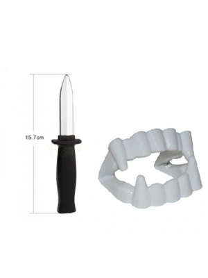 Vampir Dişi - Şaka Bıçağı - Tiyatro Oyun Seti 2li Set