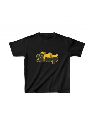 Baskılı T-Shirt - Siyah -