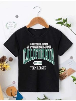 Baskılı T-Shirt - Siyah -