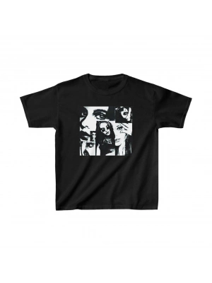 Baskılı T-Shirt - Siyah -