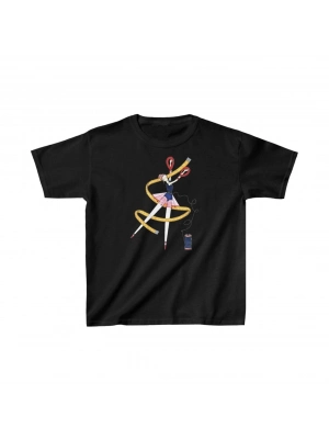 Baskılı T-Shirt - Siyah -