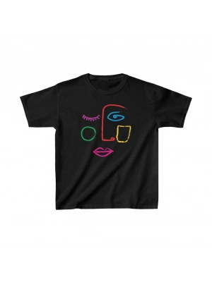 Baskılı T-Shirt - Siyah -