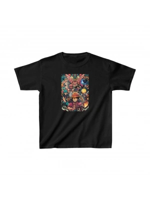 Baskılı T-Shirt - Siyah -